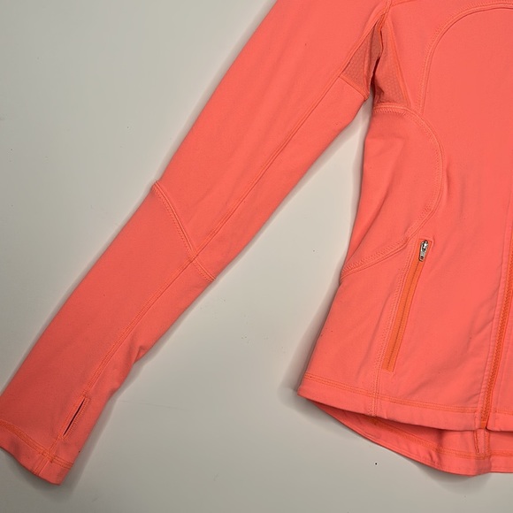 Lululemon Forme Jacket Womens Size 4 Pop Orange - Picture 3 of 9